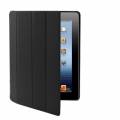 Чехол обложка для iPad 4 / iPad 3 / iPad 2 Smart Cover с накладкой (черный)