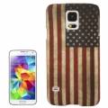 Чехол накладка для Samsung Galaxy Galaxy S5 / i9600 с флагом США Retro USA Flag