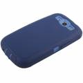 Противоударный комбинированный чехол для Samsung Galaxy S3 / i9300 с пленкой 3 в 1 (Blue)