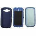 Противоударный комбинированный чехол для Samsung Galaxy S3 / i9300 с пленкой 3 в 1 (Blue)