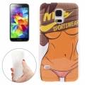 Гелевый чехол Sexy Woman для Samsung Galaxy S5 mini / G800 (принт от Тихомирова)