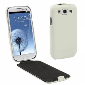 Купить чехол блокнот с флипом Melkco Luxury Hand-made для Samsung Galaxy S3 белый