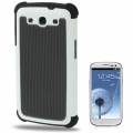 Противоударный чехол для Samsung Galaxy S3 / i9300 с усиленными рёбрами жесткости (White-Black)