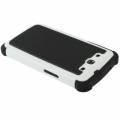 Противоударный чехол для Samsung Galaxy S3 / i9300 с усиленными рёбрами жесткости (White-Black)