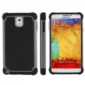 Купить противоударный чехол для Samsung Galaxy Note 3 / N9000 Honeycomb PC + TPU (Dark Grey) в интернет магазине