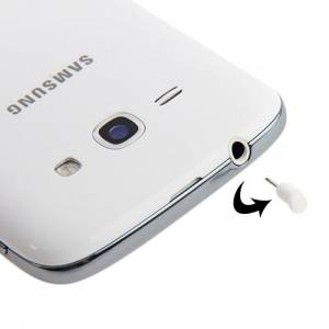 Купить белую заглушку в разъем для наушников для Samsung / HTC / Sony / Nokia
