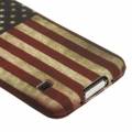 Гелевый чехол накладка Retro USA Flag для Samsung Galaxy S5 mini / G800 флаг США