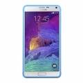 Гелевая накладка для Samsung Galaxy Note 4 (голубая)