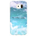 Позитивный чехол для Samsung Galaxy S6 / G920 с небом "You smile I smile"