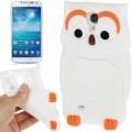 Объемный 3D чехол сова для Samsung Galaxy S4 / S IV / i9500 OWL style (белый)