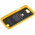 Гелевый чехол Mercury для Samsung Galaxy Note 2 / N7100 (желтый)