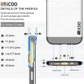 Противоударный защитный чехол SLiCOO для Samsung Galaxy S7 Edge / G935 Brushed Transparent TPU + Black PC