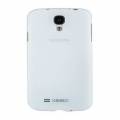 Тонкий чехол накладка XINBO для Samsung Galaxy S4 mini / i9192 (белый с эффектом soft touch)