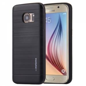 Купить противоударный чехол Motomo для Samsung Galaxy S6 / G920 Brushed Metal+TPU (Silver)