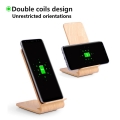 Беспроводная зарядка подставка YoLike A8 10W Qi Wireless (Wood)