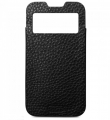 Кожаный чехол карман с окошком Spigen SGP для Samsung Galaxy S4 (GT-i9500) Crumena View (SGP10273) Black 