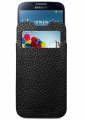 Кожаный чехол карман с окошком Spigen SGP для Samsung Galaxy S4 (GT-i9500) Crumena View (SGP10273) Black 