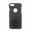 Противоударный чехол накладка для iPhone 7 / 8 TPU+PC "Spigen" Style (Black)