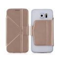 Кожаный чехол книжка для Samsung Galaxy S6 - The Core Smart Case - Gold (GCSAS6) 