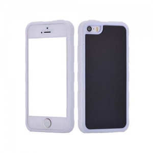 Купить антигравитационный чехол для iPhone 5 / 5S / SE с нано-присосками (черно-белый)