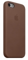 Чехол в стиле Apple Case для iPhone SE / 5S / 5 под оригинал с логотипом (коричневый)