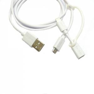 Купить USB дата кабель Belkin 2 в 1 Apple 8 pin/Micro USB (белый)