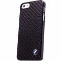 Чехол-накладка BMW для iPhone SE / 5S / 5 Real Carbon Hard, Black (BMHCPSEMBC)