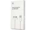USB кабель 30 pin для iPad 2/3/4, iPhone 4/4S/3GS/iPod белый 1 метр