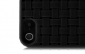 Гелевый чехол с клетчатым узором Checkered для iPhone 5 \ 5S (черный)