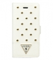 Чехол книжка Guess для iPhone 5 / 5S TESSI Booktype White GUFLBKP5STW