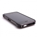 Металлический чехол бампер VAPOR для iPhone 4/4S (черный)