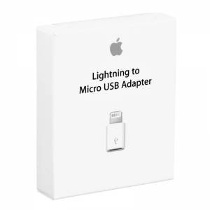 Купить оригинальный переходник-адаптер Apple MD820ZM/A micro USB - 8pin Original 