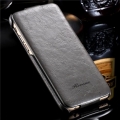 Кожаный чехол с флипом для iPhone 5/5S/SE "блокнот" Floveme Leather Flip Case (Grey)