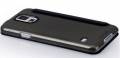 Чехол книжка Momax Flip View Case для Samsung Galaxy S5 с окошком черный