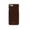 Кожаный чехол накладка для iPhone 7 / 8 Moodz Floater leather Hard Chocolate (dark brown), MZ901023