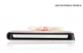 Кожаный чехол блокнот Happymori Lace Flower для iPhone 4 / 4S