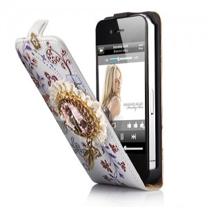 Купить кожаный чехол блокнот Happymori Palace Deer для iPhone 4 / 4S в интернет-магазине