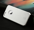 Ультратонкий кожаный чехол накладка для iPhone SE / 5S / 5 Baseus 1mm Thin Case (белый)