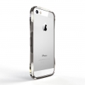 Алюминиевый бампер для iPhone 5/5S DRACO 5 Limited Luxury Silver (Серебристый глянцевый) DR51A2-SVP