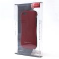 Поликарбонатный бампер для iPhone 5/5S DRACO Allure P Black/Red (Черный бампер/Красная панель) DR50ALPO-BRD