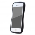 Поликарбонатный бампер для iPhone 5/5S DRACO Allure P Black/White (Черный бампер/Белая панель) DR50ALPO-BWH