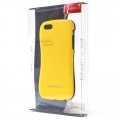 Поликарбонатный бампер для iPhone 5/5S DRACO Allure P Black/Yellow (Черный бампер/Желтая панель) DR50ALPO-BYL