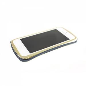 Купить алюминиевый бампер для iPhone 5/5S DRACO Elegance Gold/Blue Золотистый/Синий