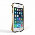 Комбинированный бампер для iPhone SE / 5S / 5 DRACO Ventare Gold (Золотистый) DR50VEA1-GDP