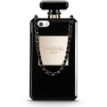 Чехол с цепочкой для iPhone 5 / 5S / SE Perfume bottle Chanel black