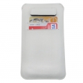 Кожаный чехол-кармашек для iPhone 6 DRACO 6 leather sleeve case White (Белый) DR60LESC-WH