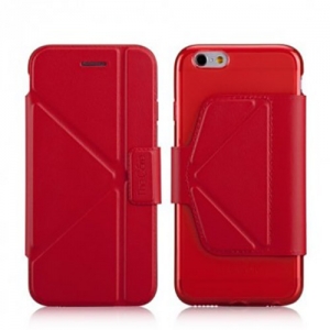 Купить кожаный чехол для iPhone 6 Plus The Core Smart Case Red