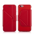 Кожаный чехол-книжка для iPhone 6 Plus / 6+ The Core Smart Case - Red