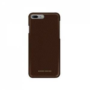 Купить кожаный чехол накладку для iPhone 7 Plus / 7+ / 8 Plus / 8+ Moodz Floater leather Hard Chocolate (dark brown), MZ901024