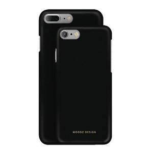 Купить кожаный чехол накладку для iPhone 7 / 8 Moodz Soft leather Hard Notte (black), MZ655730
